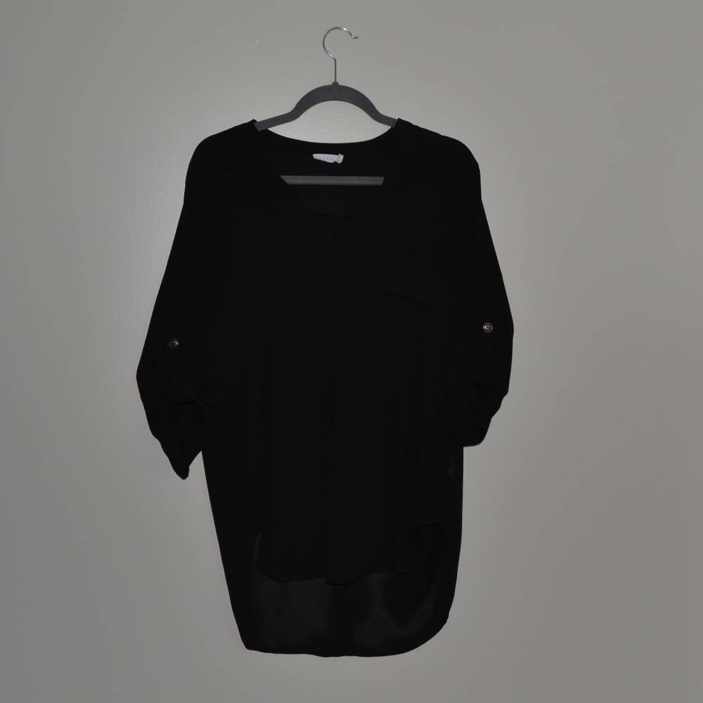 Lush Black Tunic